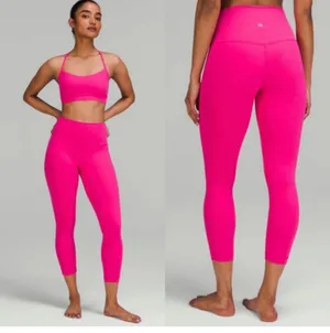 Lululemon Align High-Rise Pant Sonic Pink 09484 Size 0 Buttery Soft Leggings thumbnail 2