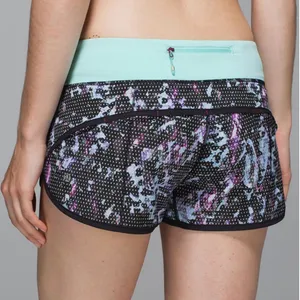 Lululemon Run: Speed Short *4-way Stretch Floral Sport Tranquil Blue Size 6 thumbnail 8