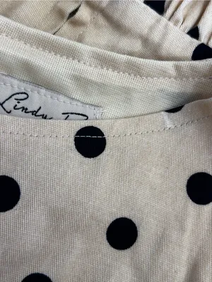 Lindy Boo Polka Dot Sleeveless A-line Retro Vintage Inspired Dress Size Medium thumbnail 5
