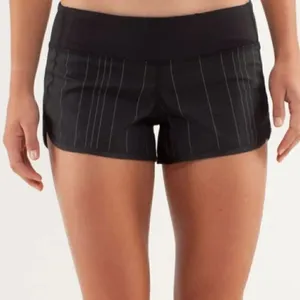 Lululemon Run Speed Short‎ Black Reflective 4 thumbnail 2