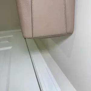 Tory Burch Gray Leather Tote Bag EUC thumbnail 6