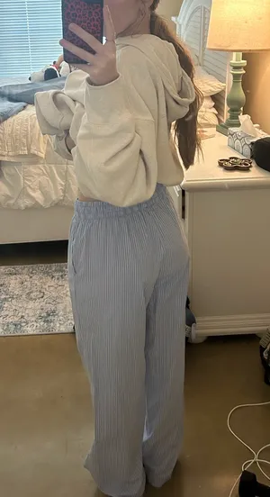 Gap Poplin Striped Pants thumbnail 6