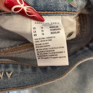 American Eagle Low Rise Baggy Jean Blue Size 16 thumbnail 5