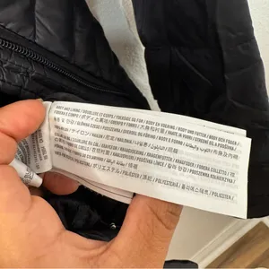Abercrombie & Fitch Navy down packable puffer jacket thumbnail 9