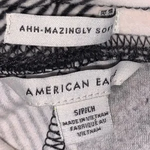 American Eagle Plaid Jogger Pants Small Black White Buffalo Check Lounge Pajama‎ Pants thumbnail 4