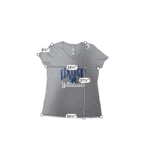 Kentucky Wildcats Fanatics V Neck T Shirt Gray Blue College Game Day NWT M thumbnail 5