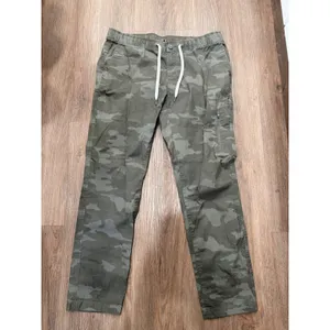 Vuori Ripstop Pant‎ Womens XL Green Camo Organic Cotton Stretch VW401 thumbnail 2