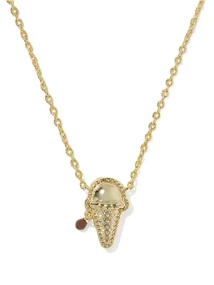 Kendra Scott Ice Cream Gold Short Pendant Necklace thumbnail 5