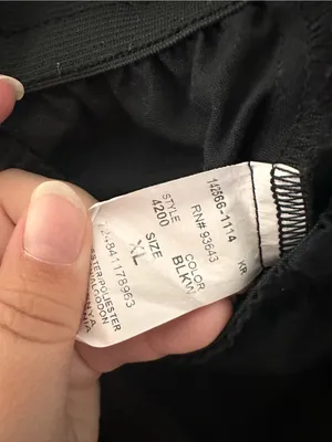 Xl black uniform pants thumbnail 2