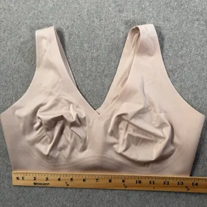 VANITY FAIR 72037 Women's XL Nude Beyond Comfort Wirefree Pullover Bralette Bra thumbnail 3
