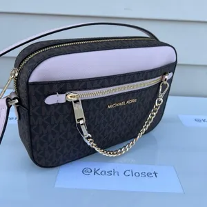 Powder Blush Chain Crossbody Bag thumbnail 1