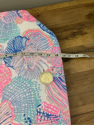 Lilly Pulitzer Roar of the Seas Cooler Tote Bag Seashell Pattern Pink Blue NEW thumbnail 8