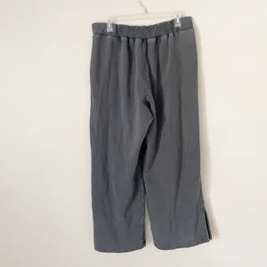 Anthropologie Daily Practice Size M Gray Wide Leg Sweat Pants Lounge Cozy Pockets thumbnail 4