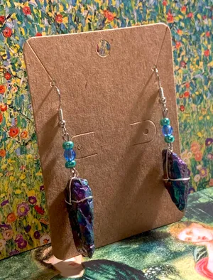 Crystal Earrings Silver thumbnail 2
