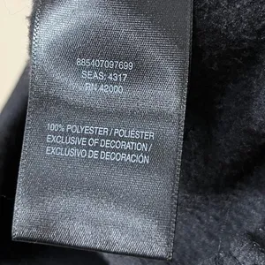 Holiday Editions Womens Black‎ Fleece Ghost Trick or Treat Vest Size S thumbnail 5