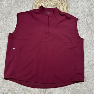 Figs Scrubs Set Zamora Jogger Pants XXLT & Rafaela Oversized Top Burgundy XL thumbnail 12