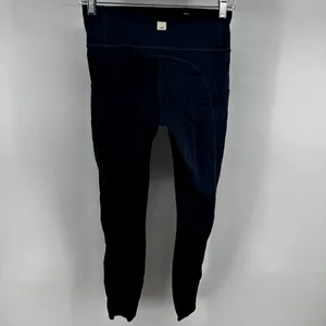 Vuori Stride 7/8 Legging High Rise Stash Pockets UPF Moisture Wicking Ink Small thumbnail 6