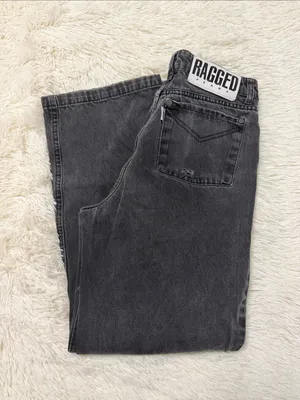 The Ragged Priest Women's Jeans in Charcoal Black thumbnail 1