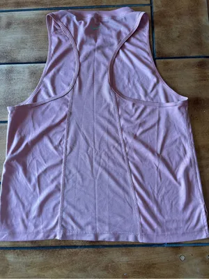 Nike Women’s Rose Pink Athletic Tank with Swoosh thumbnail 3