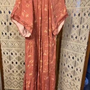 Wonderly Floral Tiered Button-Down Midi Maxi Dress thumbnail 7