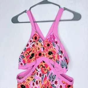 Hello Molly Cutely Preppy Floral Midi Dress thumbnail 6