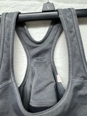Nike Gray Sports Bra thumbnail 3