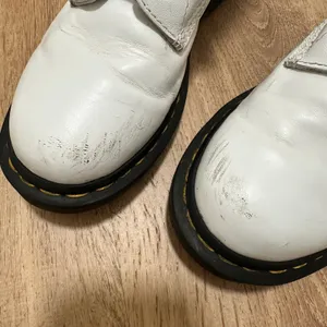Dr. Martens | White Leather 1460 Smooth Classic Lace Up Combat Boot Shoes, EU 38 thumbnail 7