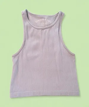 Baby Blue Ribbed Aeropostale Top thumbnail 1