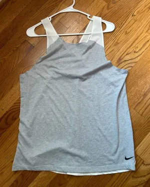 Nike Women’s Gray Performance Dri-fit  Top large thumbnail 1