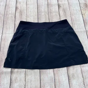Lole Womens Black Active Skort Size S Wicking Antistatic Zipper Pocket Athletic thumbnail 5