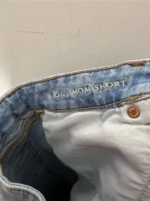 American Eagle Outfitters Light Blue baggy mom short size 12 thumbnail 11