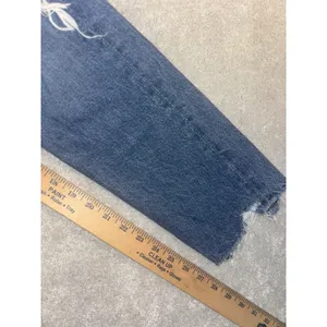 agolde feel‎ good jamie jeans button raw hem distressed 26 thumbnail 13