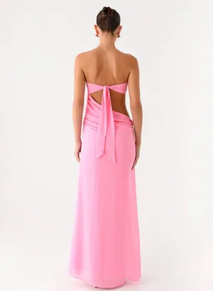 Peppermayo Pink Maxi Dress Cut-Out thumbnail 2