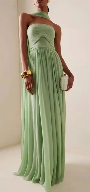 Wedding Guest Dress Green thumbnail 1