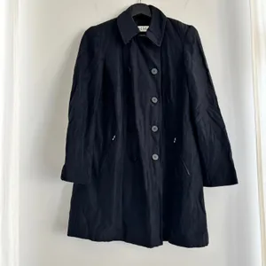 90s Vintage BCBG Max Azria Linen Trench Coat Womens Size Small thumbnail 2