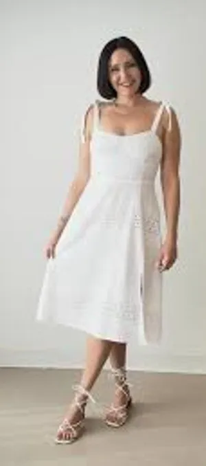 Steve Madden Carlynn Dress White Size 4 thumbnail 1