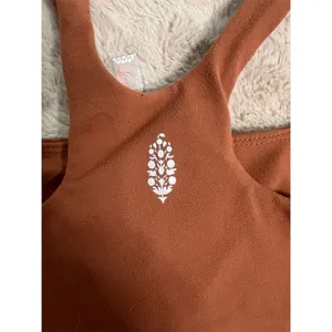 FP Movement Women's Square Neck Sports Bra Cocoa Brown Size L thumbnail 3