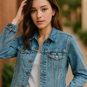 Levi's Blue Jean Jacket Medium Indigo Classic thumbnail 1