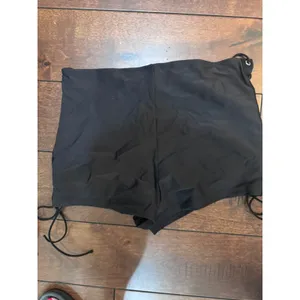 iHeartRaves Plot Twist Lace Up High Waisted Shorts Black Small NWOT‎ thumbnail 6