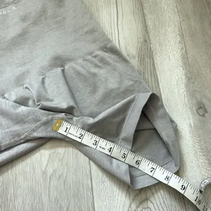 YoungLA Seamless Romper ribbed scrunch womens Gray (large) workout activewear thumbnail 4