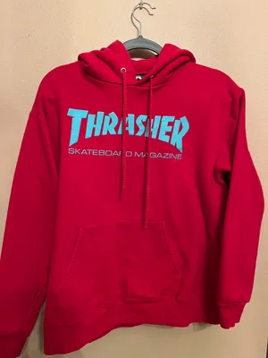 Thrasher Skate Mag Hoodie Red thumbnail 1