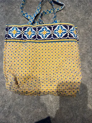 Retired Vera Bradley Riveria Blue Tote thumbnail 8