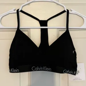 NWT Calvin Klein Black Bralette thumbnail 1