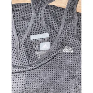Adidas Women's Grey Racerback Size Medium thumbnail 2
