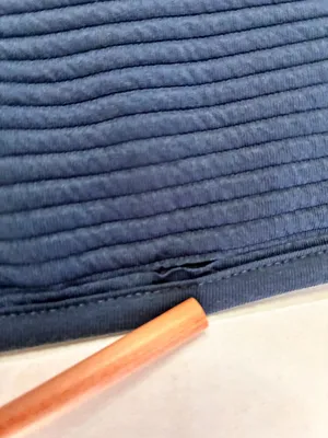 MPG Ottoman Long Full Zip Up Ribbed Sweater Jacket - S - Slate Blue thumbnail 9