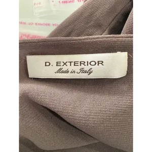 D.Exterior Made in Italy Nylon Blend Tank Top Sleeveless Casual Brown‎ S thumbnail 6