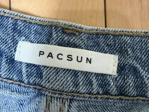 PACSUN High Rise Straight Denim Jeans Acid Wash 90's Size 26 thumbnail 7