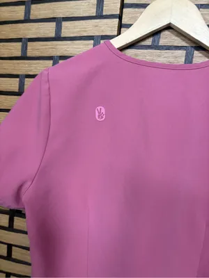 Figs mauve pink technical collection scrub top size small thumbnail 5