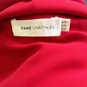 Fame and Partners Red Maxi Wrap Dress Tulle Scoopback 10 thumbnail 4