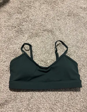 YoungLA Legacy Sports Bra Emerald Green Size Small EUC SOLD OUT ONLINE thumbnail 2